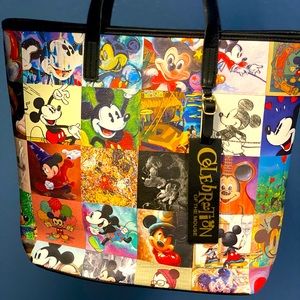 Disney Loungefly Celebrate Mickey Mouse tote